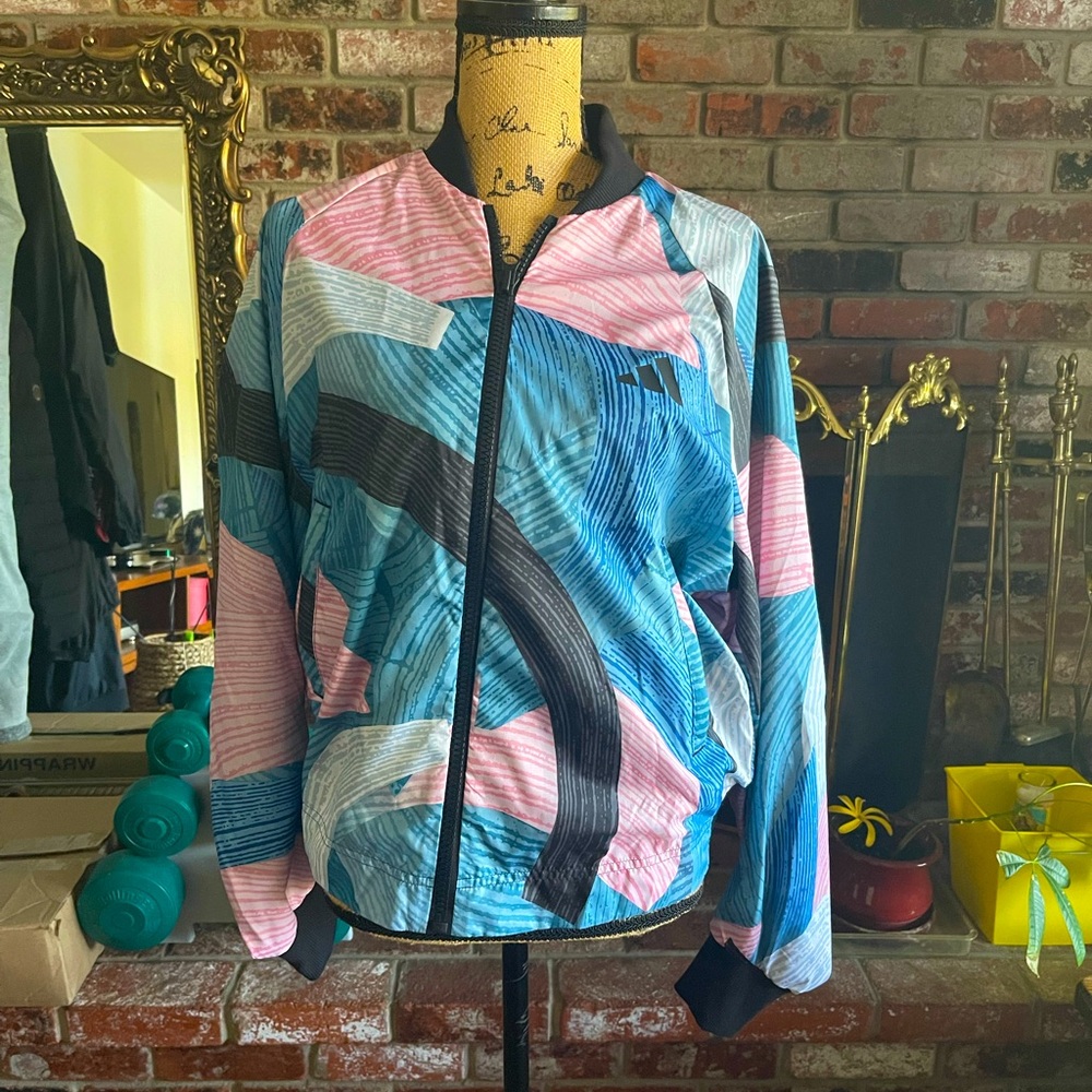 New Women’s Large Adidas Track Jacket/Windbreaker